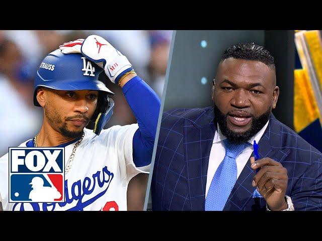 David Ortiz gives Dodgers' Mookie Betts a pep talk amid postseason struggles | MLB on FOX