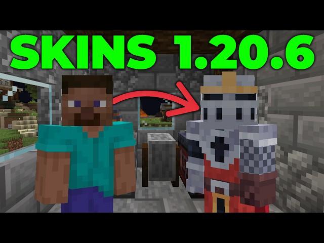 How To Change Your Skin in Minecraft Java Edition (1.20.6)