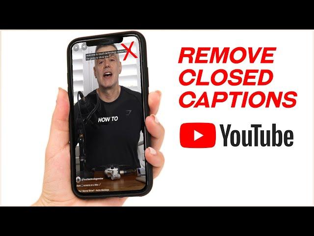 How to Remove Closed Captions From your YouTube Videos