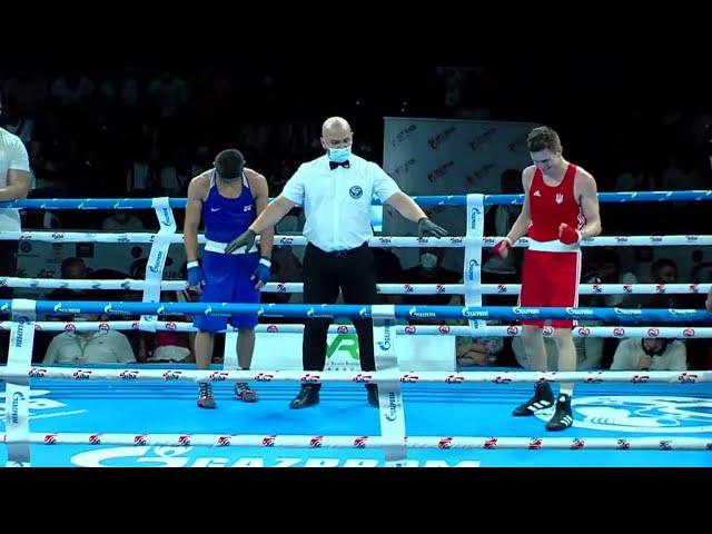 Finals (66kg) HICHVA OLEH (UKR) vs NAMAZOV MEKHMAN (GEO)  | EUBC Junior Tbilisi 2021