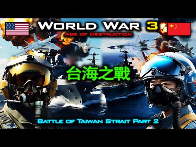 US Navy vs Chinese Navy ▶ World War 3 Cinematic Film | Part 2