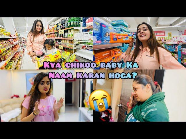 Mini Supermarket ️ Kya Chikoo baby ke namkaran Hoga ya nahi Gujarat nikal gaye shopping karne |