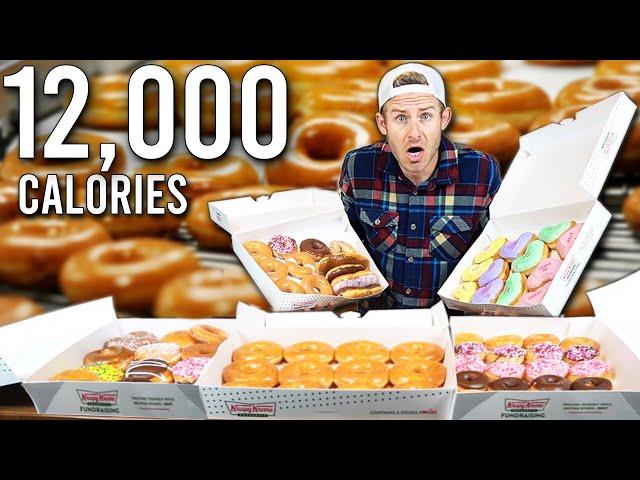 I TRIED TO EAT EVERY DONUT AT KRISPY KREME!