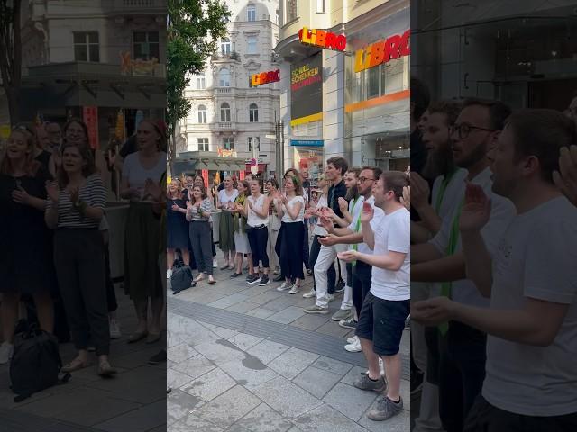 Na na na  #pentatonix #nanana #streetmusic #singing #openpiano #vienna #mahü #fun #wien