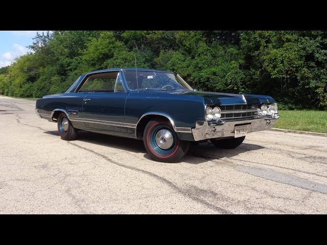 1965 Oldsmobile Cutlass 442 Holiday Coupe Hardtop Turquoise & Ride - My Car Story with Lou Costabile