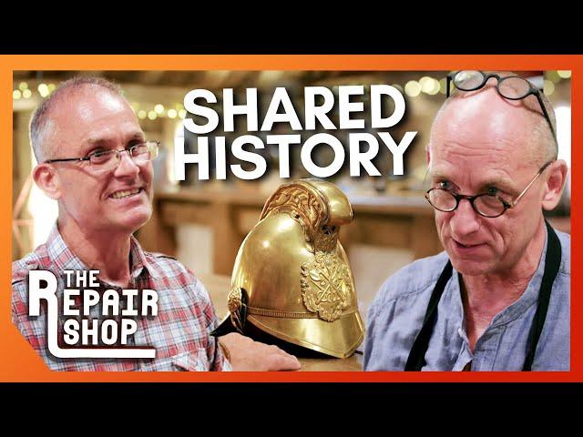 Former Fire-Fighter Steve connects with Helmet's Owner | The Repair Shop