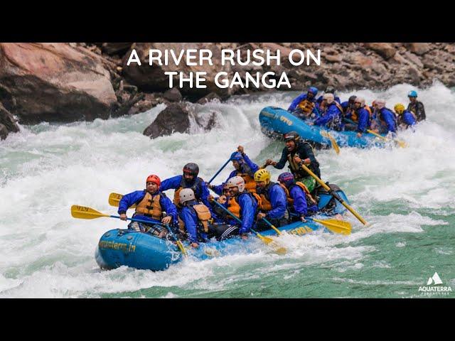 A River Rush on the Ganges | Rafting Drone Video