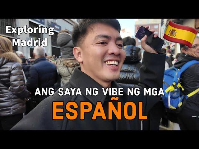 ANG SAYA NG MGA ESPANYOL! Exploring Madrid, Spain