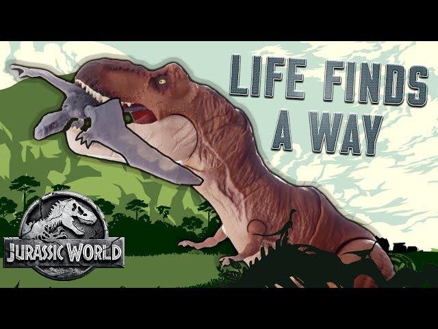 Jurassic World Dinosaur Song: “Life Finds a Way” - Official Lyric Video | Mattel Action!