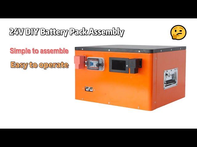 Professional 24V LiFePO4 Battery Pack Assembly | 200AH to 314AH DIY Kit Tutorial