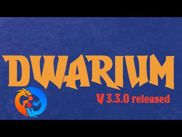 DWAR. Всё о настройке #dwarium Смотрим обнову 3.3.0