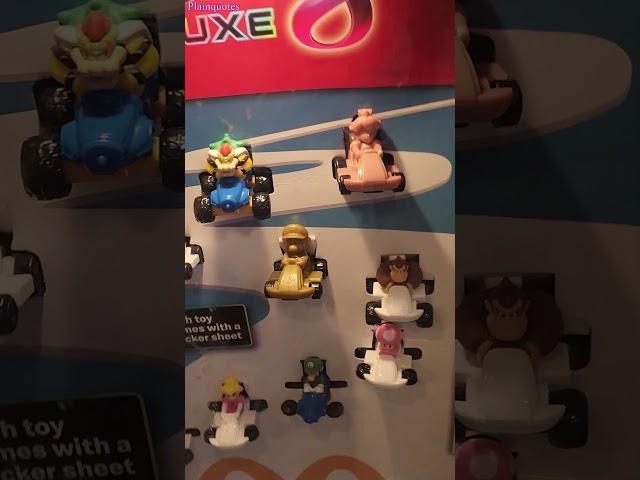 Mario Kart 8 Deluxe Toys Display inside McDonald's