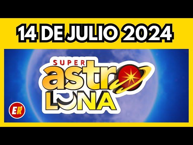 Resultado de ASTRO LUNA hoy domingo 14 de julio del 2024 