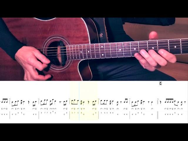 Maroon 5 - Memories. How To Play On Guitar (notes+TAB). Как Играть На Гитаре (ноты+ТАБы).