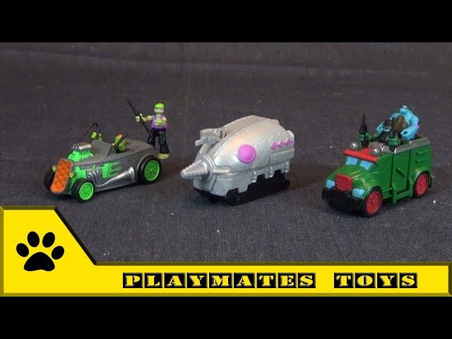 TMNT Playmates Toys - Micro mutants, самые маленькие черепашки-ниндзя