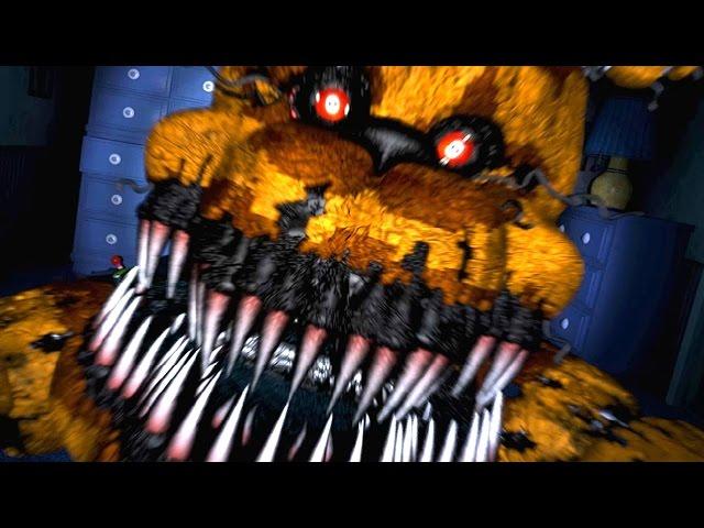 Five Nights at Freddy's 4 Nightmare Fredbear Jumpscare