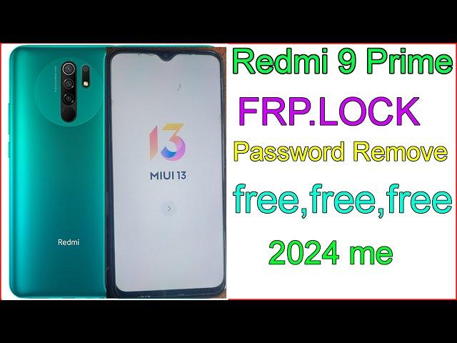 Redmi 9 Prime Frp Bypass | MIUI 12.5 Unlock | Redmi 9 Prime (M2004J19I) Google Lock New Method 2024