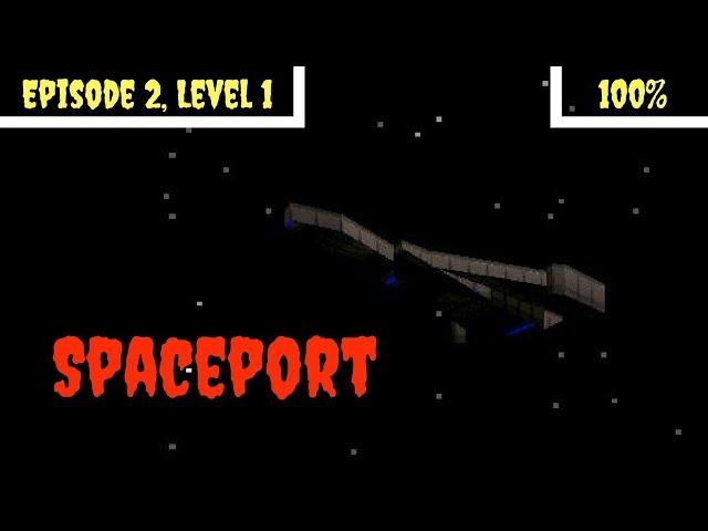 Duke Nukem 3D (100%) Walkthrough (E2L1: Spaceport)