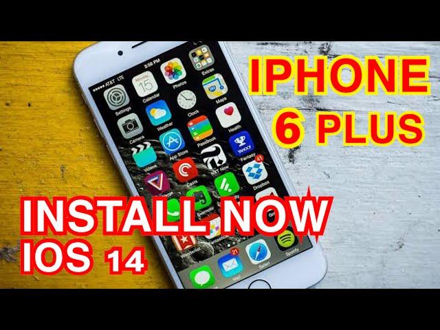 UPDATE YOUR IPHONE 6 PLUS TO IOS 14 NOW | TUTORIAL IOS 14