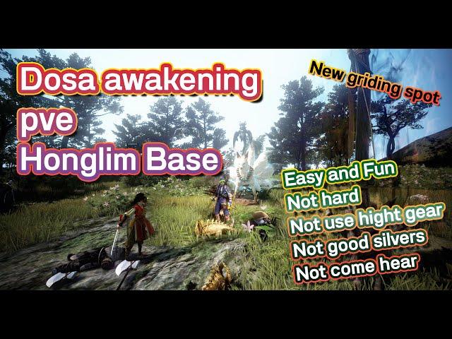 Dosa Awakening PVE "Honglim Base" Mini guide l New griding spot - Black Desert.