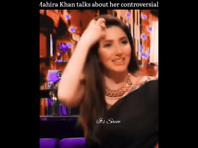 Mahira Khan talking about her controversial pics with Ranbir Kapoor