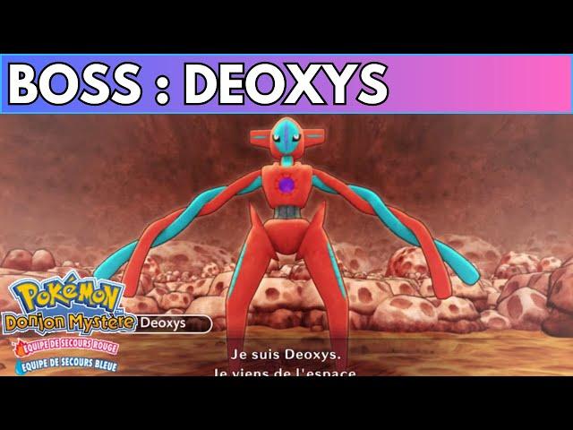 POKEMON DONJON MYSTÈRE ÉQUIPE DE SECOURS ROUGE / BLEU : BOSS DEOXYS - FULL FIGHT / COMBAT