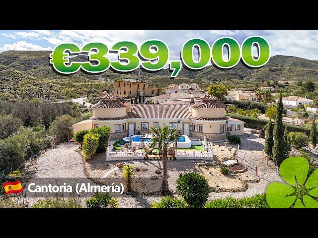 HOUSE TOUR SPAIN | Villa with pool and 2 guest annexes in Cantoria @ €339,000