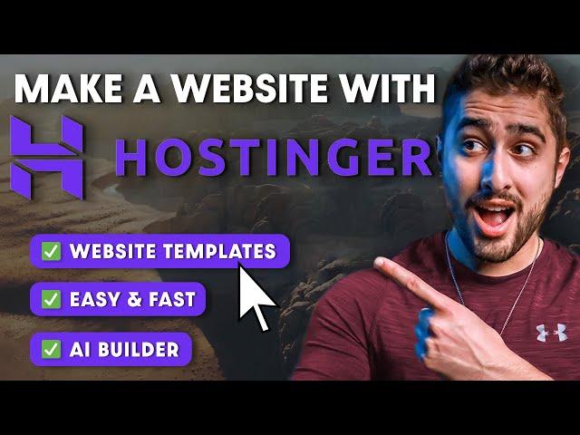 Hostinger Website Builder Tutorial (Complete Website Build Step by Step)