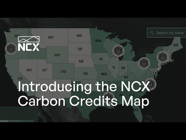 Introducing the NCX Carbon Credits Map