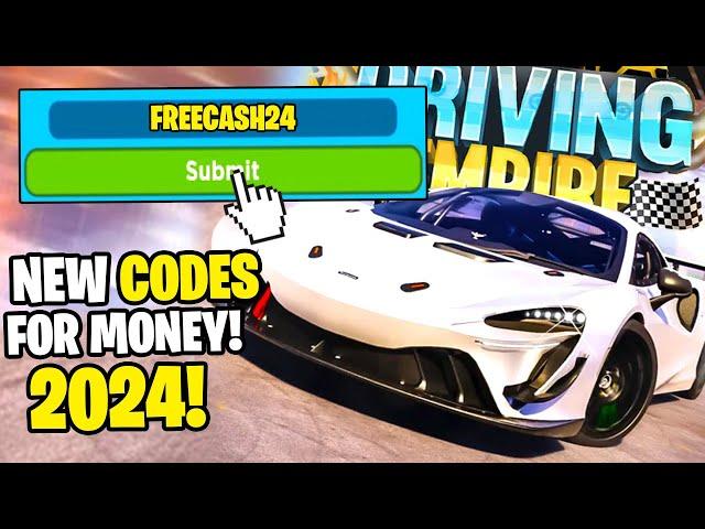 *NEW* ALL WORKING CODES FOR DRIVING EMPIRE IN 2024! ROBLOX DRIVING EMPIRE CODES