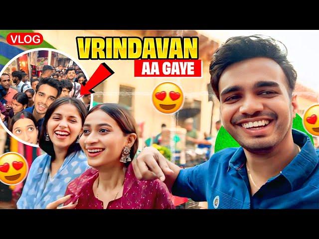 Twinkle went to Vrindavan | Met my wife after a long time️ | Ankiti Azad Vlog