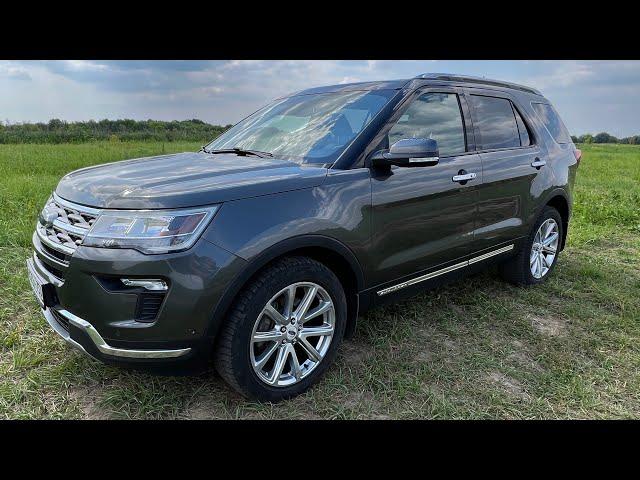 Ford Explorer 2019, 3.5i - 249лс, 102500км, 1 хозяин,  цена 3.400.000 рублей.