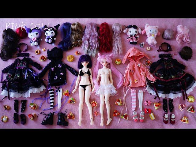 Sailor Moon Dress Up Strawberry Thief KUROMI MYMELODY Black Lady Hotaru Saturn BJD DOLL 美少女戦士セーラームーン