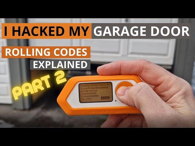 Rolling Codes Explained part 2. I hacked my own garage door #flipperzero