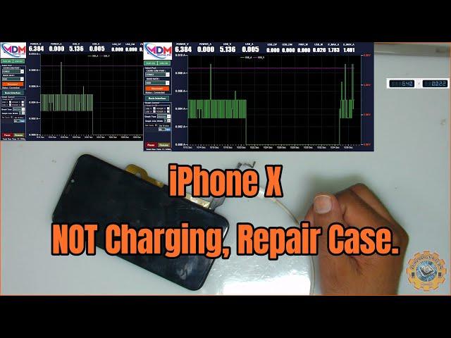 iPhone X Fake Charging, Repair Case.