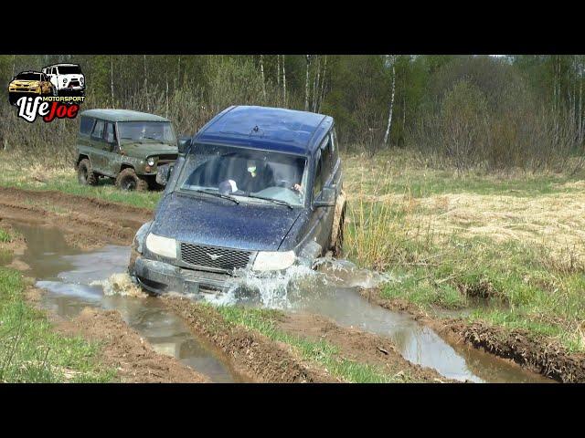 Интересный offroad маршрут! уаз патриот, уаз 469 и нива 3д на бездорожье  Первая часть