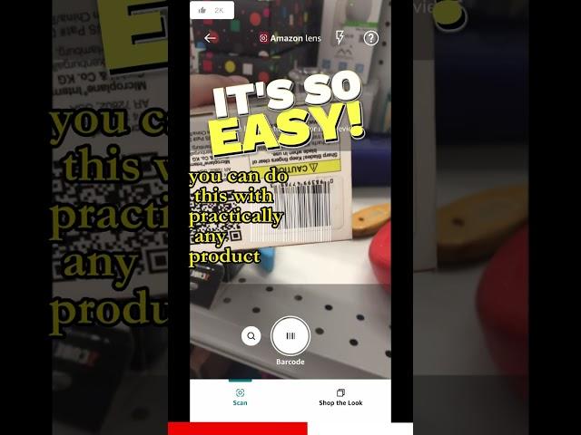 Scan Barcodes of Items in Stores to Compare Prices #shopping #savingmoney #price