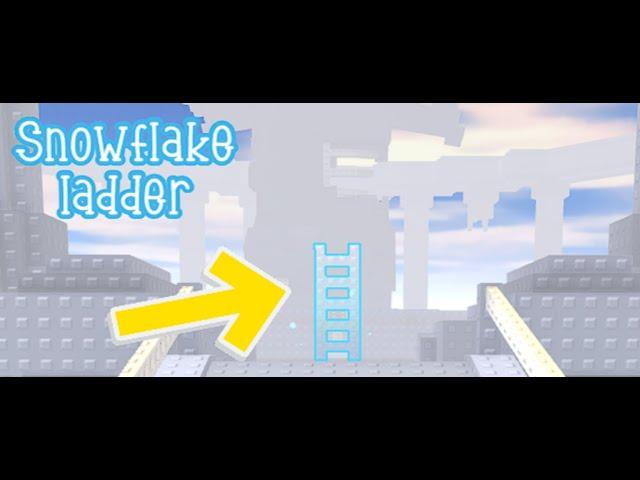 Getting the snowflake ladder in steep steps