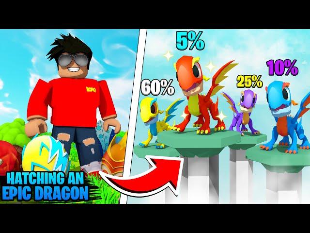 HATCHING A 5% ULTRA RARE DRAGON... Roblox Dragon Fire