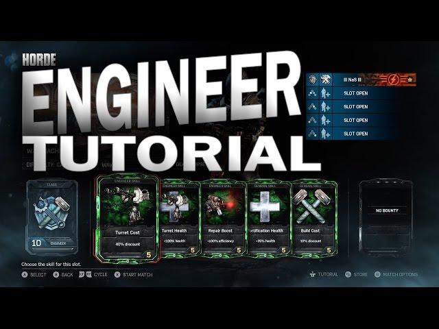 Gears of War 4 Engineer | TUTORIAL