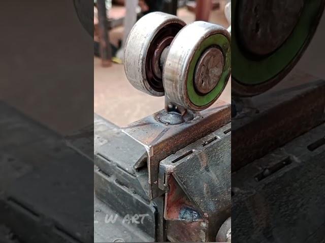 welder's creative idea for hanging wheels #welder #welding #diy #weldingtipsandtricks