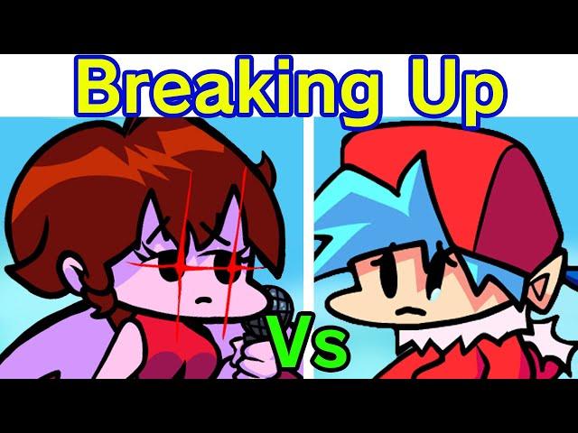 Friday Night Funkin' but GF & BF Breaks Up | HEARTBREAK Vs Girlfriend Full Week + Cutscenes FNF Mod