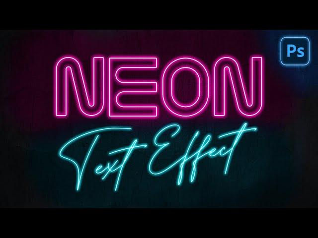 Learn How to Create a Neon Text Effect in Photoshop