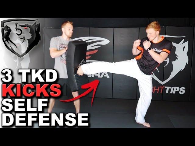 3 Taekwondo Kicks for Self Defense: Ginger Ninja Trickster