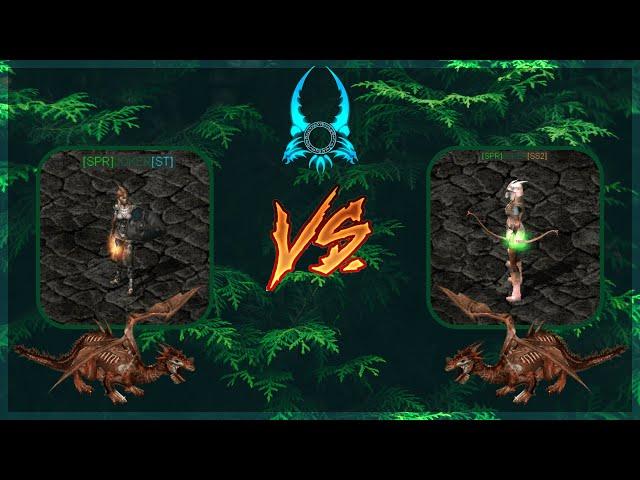 Sacred ReBorn HD v4.6 | Wood Elf(Mage) Vs Wood Elf (Bow) (Damage) | Niobium