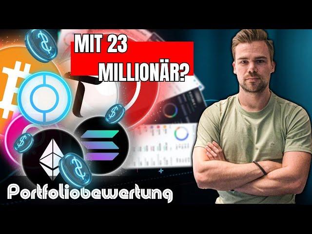 Krypto-Millionär mit 23? | aus Fehlern gelernt? | Portfoliobewertungen