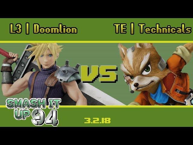 L3 | Doomlion (Cloud) vs TE | Technicals (Fox) - SIU 94 - Wii U