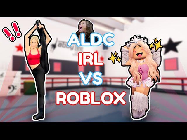 ORAS DANCE MOMS ROBLOX VS IRL