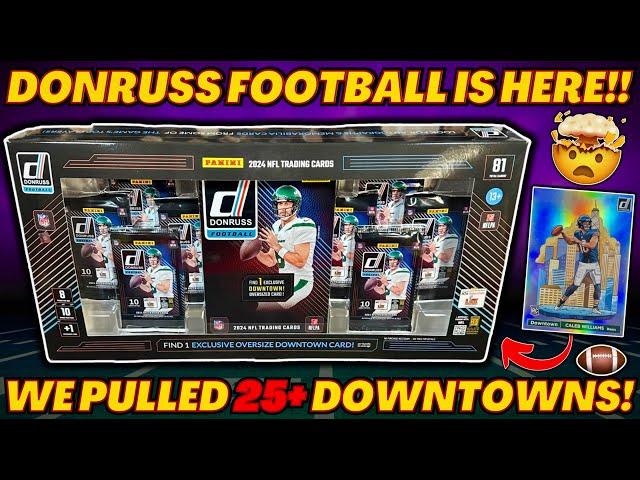 *WE PULLED 25+ DOWNTOWNS! 2024 DONRUSS FOOTBALL COSTCO BUNDLE BOX REVIEW!