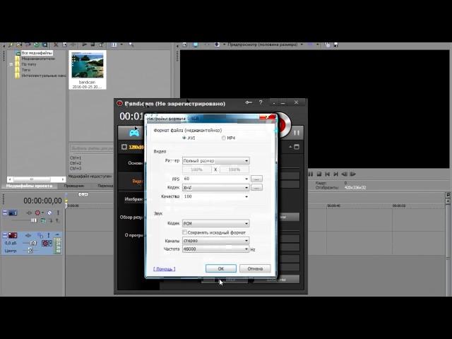 Что делать если в программе Sony Vegas Pro 13 нет звука , а на записи он есть?